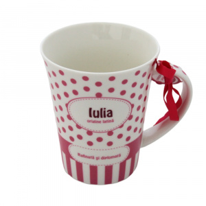 Cană din porțelan personalizată Iulia