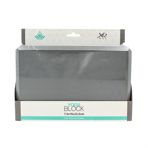 Cărămidă yoga XQ Max 22.5x15x7.5cm gri