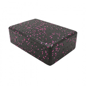 Cărămidă yoga XQ Max 23x15x7.6cm roz negru