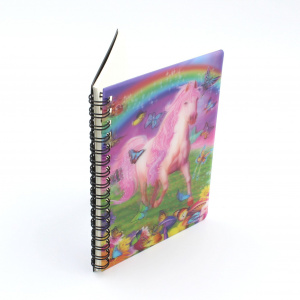 Carnețel zoo cu spirală 3D "LiveLife - Pink pony dazzle"