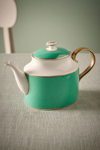 Ceainic din porțelan, Pip Studio, Gold-Green, 1.8l, colecție Pip Chique - Img 2