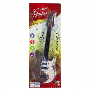 Chitara clasica mini de jucarie marime 40 cm