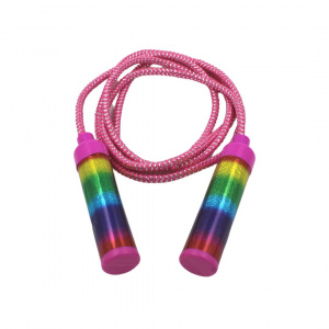 Coardă roz pentru sărituri 210 cm