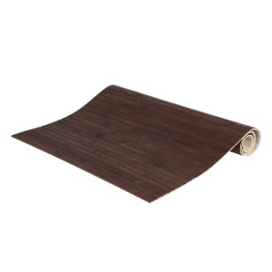 Covoraș flexibil, anitderapant, din bambus wenge, 80X50cm