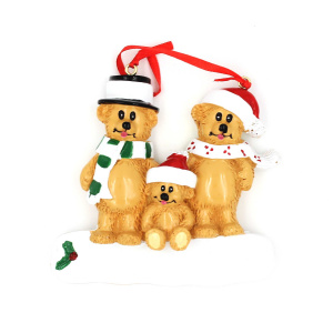 Decorațiune cu magnet - Familia de ursuleți „Ursulescu” - Img 1
