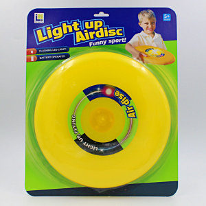 Disc zburator frisbee galben 25cm cu led - Img 3