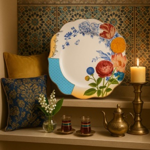 Farfurie din porțelan, Pip Studio, 28 cm, colecția Royal Multi