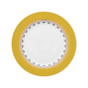 Farfurie din porțelan, Pip Studio, Yellow, 26.5 cm, colecția La Majorelle