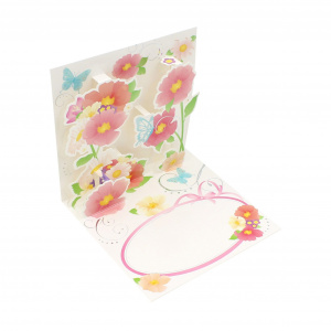 Felicitare 3D Premium Pop-up Flowers - Img 1