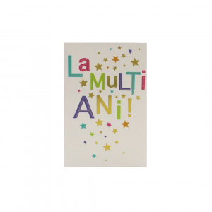 Felicitare La Mulți Ani stardust birthday