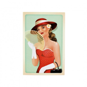 Felicitare Top Trend Retro Lady