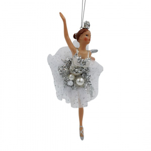Figurină House of Seasons balerină tutu alb