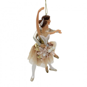 Figurină House of Seasons cuplu balet auriu