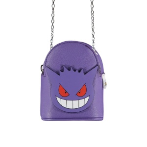 Geantă micro, crossbody, Pokémon Gengar, design 3D, lanț metalic, 13x10x6 cm, brand Difuzed