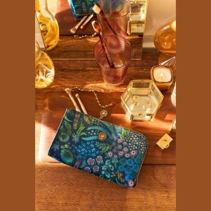 Geantă pentru cosmetice, Pip Studio, Dark Blue, 21x12.5x3.5 cm, colecția Querida