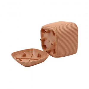 Ghiveci pentru flori 1800 ml plastic cărămiziu - Img 3
