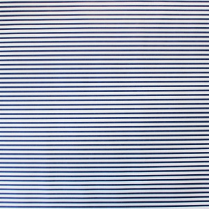 Hârtie pentru ambalat cadouri, coleția Graphic, dungulițe albe și albastre, 200x70 cm