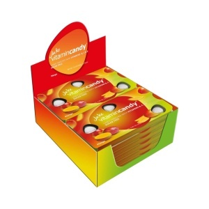 Jake Vitamin Candy – bomboane fără zahăr cu Vitamina C, mango, cutie cu 12 blistere