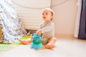 Jucărie Melany Melephant din pluș cu inele, Frootimals - Img 3