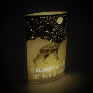 Lampa hartie Ne álmodd az életed hanem éld az álmodat!