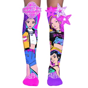 Șosete lungi colorate Madmia KPOP DEMON HUNTERS pentru fete 6-99 ani