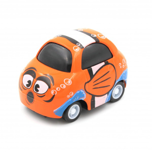 Mașinuță cu sistem pull-back clown fish - Img 2