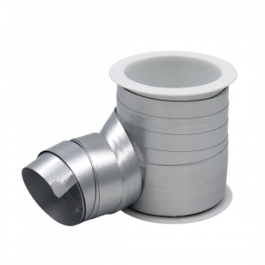 Minirolă rafie argintiu mat 10m x 10mm - Img 1
