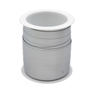 Minirolă rafie argintiu mat 10m x 10mm - Img 4