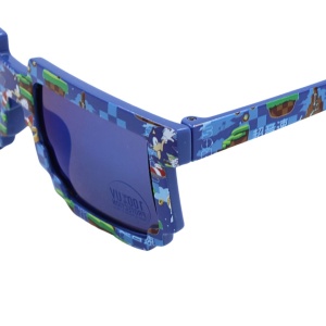 Ochelari de soare pentru copii, Sonic 2, protecție 100% UV, bleu - Img 4