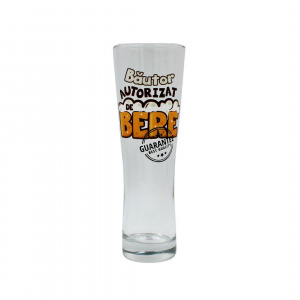 Pahar bere Băutor autorizat de bere 500ml - Img 2