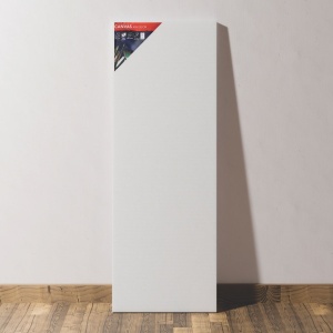 Pânză de pictură, pe șasiu, 40x120 cm – 100% bumbac, 3 straturi grund, pentru pictură acrilică și ulei
