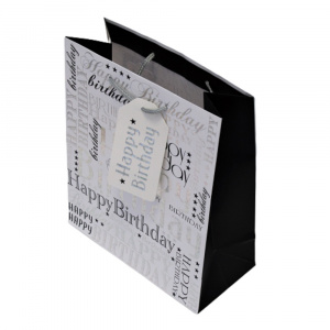 Punga cadou hartie M BIRTHDAY GENERIC
