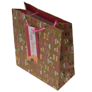 Punga cadou hartie XL BIRTHDAY CLASSIC