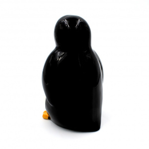 Pușculiță pinguin negru din ceramică