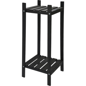 Raft din lemn pentru flori cu 2 polițe 30x66 cm