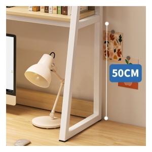 Raft multifuncțional, de birou, cu 3 niveluri, culoarea alb, Ecarla, 95x32x90 cm, SZ40B