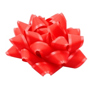 Set 10 steluțe autoadezive, 9 cm, Brizzolari, culoarea roșu mat - Img 1