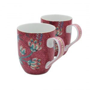 Set 2 cești din porțelan, Pip Studio, 145ml, colecția Flower Festival