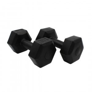 Set 2 gantere negre XQ Max 2x2 kg