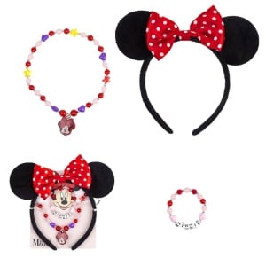 Set 3 accesorii pentru fete, Cerda, model Minnie Mouse - Img 3