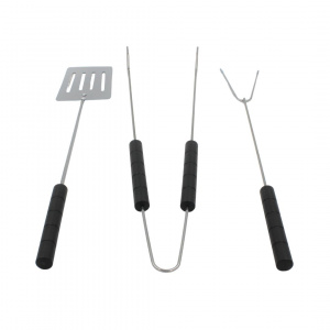 Set 3 ustensile inox pentru grătar - Img 3