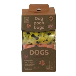 Set 4 saci igienici, 80 de punguțe, pentru câini, Pets Collection