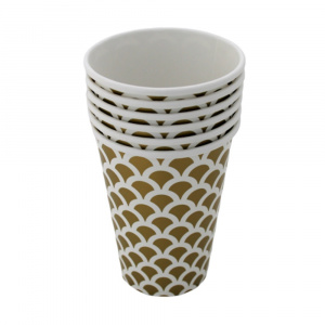 Set 6 pahare 355ml SEA GOLD