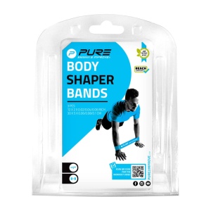 Set benzi elastice Pure 2 Improve, Body Shaper – 3 benzi de rezistență pentru bărbați, 100% latex