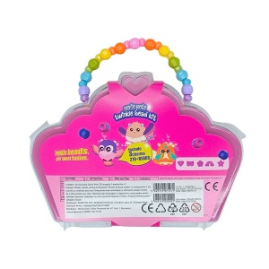 Set mărgele copii, Genie Pets Twinkle Bead Kit Bufniță, 270+ piese, 3 pandantive, brățări și coliere, 3+ ani