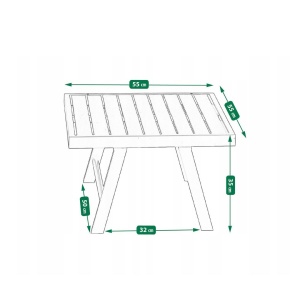 Set mobilier de grădina gri, modular, Jumi, cu 2 canapele și măsuță de cafea