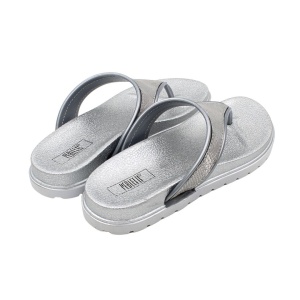 Șlapi de damă, Perletti – Silver Flip-Flop