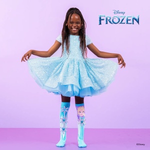 Șosete lungi colorate Madmia pentru fete fantasy Frozen 3-5 ani