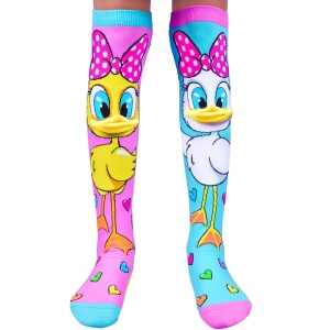 Șosete lungi colorate Madmia pentru fete Fluffy duck 3-5 ani - Img 3