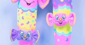 Șosete lungi colorate Madmia pentru fete Jolly lolly 3-5 ani